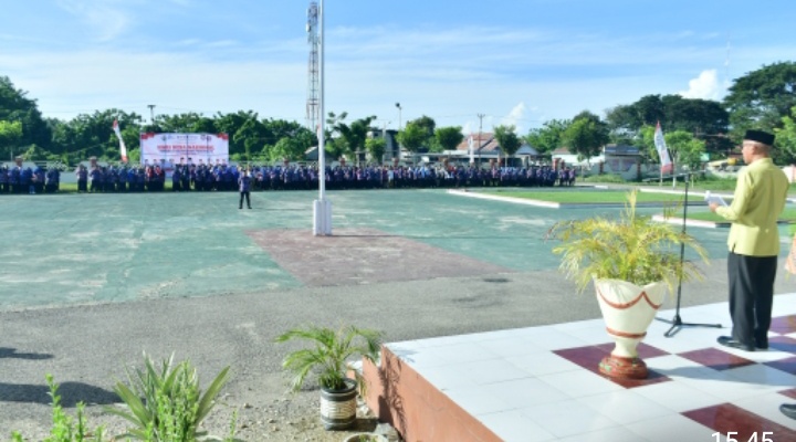 Wabup  Pimpin Apel Akbar Hari Desa Nasional Tingkat Kabupaten Pohuwato