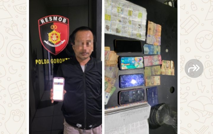 Polda Gorontalo Amankan Bandar Judi Togel di Pohuwato