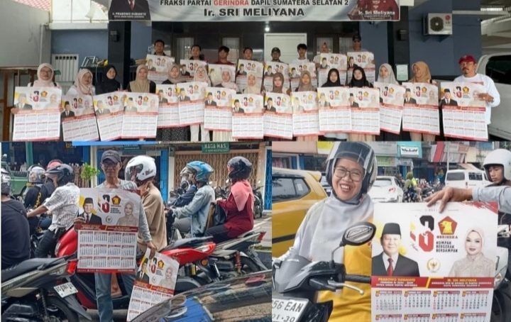 HUT Partai Gerindra, Warga Kabupaten Lahat Sambut Antusias Kalender Anggota DPR RI Ir. Sri Meliyana