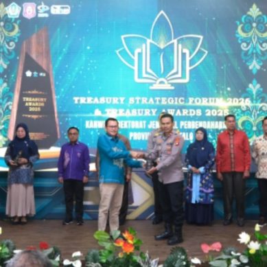 Satker Polda Gorontalo Sabet Penghargaan Treasury Award 2025