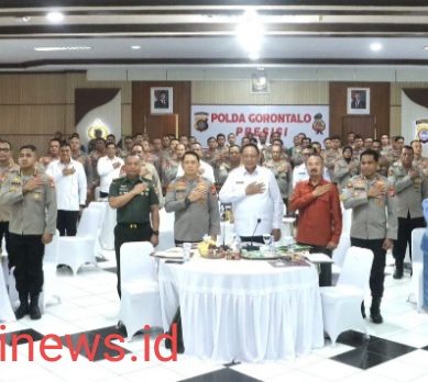 Bersama Dukung Program Pemerintah, Gubernur Dan Kapolda Gorontalo Pimpin Rapim 2026