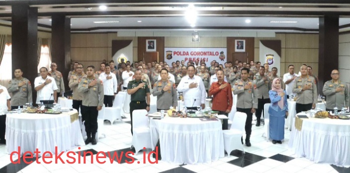 Bersama Dukung Program Pemerintah, Gubernur Dan Kapolda Gorontalo Pimpin Rapim 2026