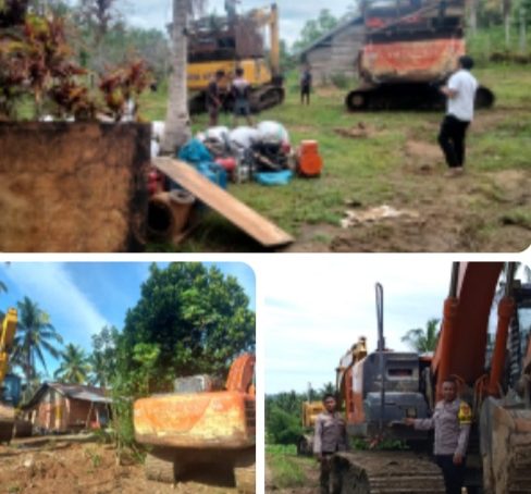 Meski Sudah Ditahan, Dua Unit Excavator Tetap Menerobos Menuju PETI Sapa