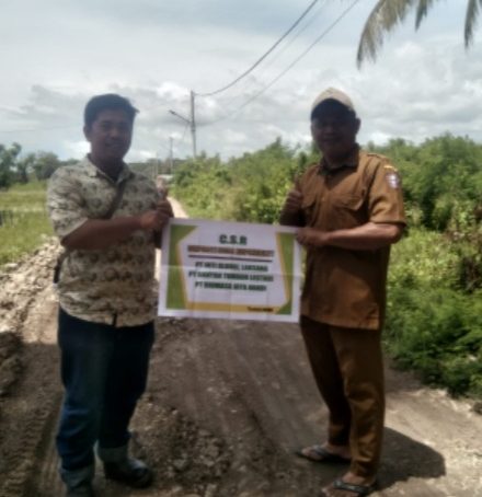 PT. IGL, PT. BTL Dan BJA Bantu Desa Lomuli Kecamatan Lemito