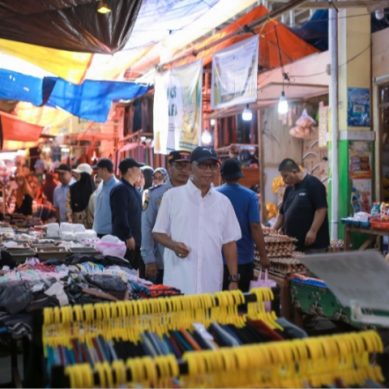 Wabup Iwan Adam Sidak Pasar Tradisional Marisa