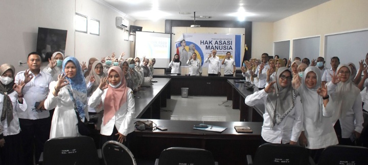 Kesehatan Adalah Hak Dasar, ASN Dinkes Kota Gorontalo Harus Jadi Agen Perubahan Berperspektif HAM