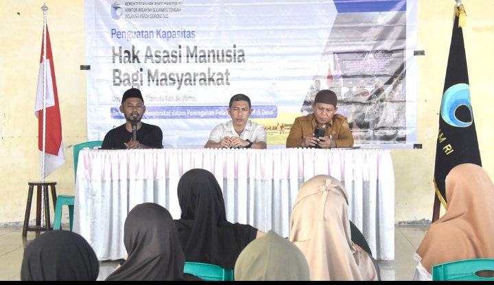 Sadar HAM dari Pesisir: Masyarakat Desa Bajo Antusias Ikuti Edukasi Perdana KemenHAM