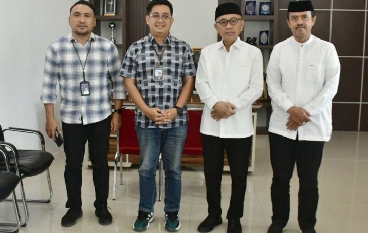 Bupati Pohuwato Terima Kunjungan Kepala Bank BRI Cabang Marisa