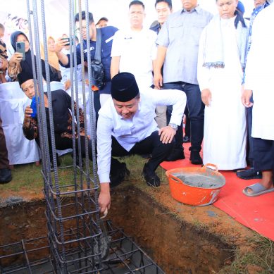 Pembangunan Masjid Baitul Huda di OKU Timur Dimulai, Wagub Cik Ujang Dorong Penguatan Keimanan dan Kebersamaan