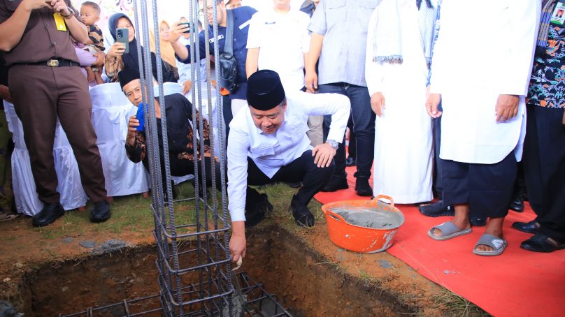 Pembangunan Masjid Baitul Huda di OKU Timur Dimulai, Wagub Cik Ujang Dorong Penguatan Keimanan dan Kebersamaan