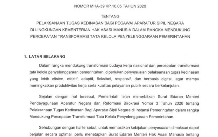 Wilker KemenHAM Gorontalo Mulai Terapkan WFH Jumat Pekan Ini