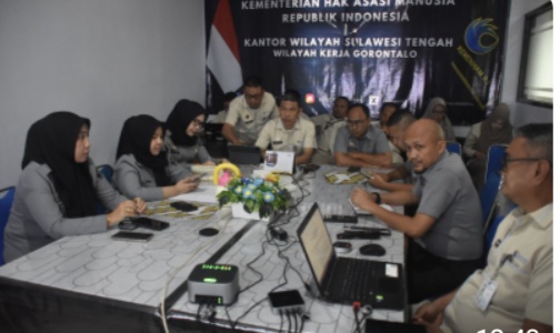 Cegah Gugatan di MK, Kanwil KemenHAM Sulteng Petakan Produk Hukum Daerah Berperspektif HAM di Gorontalo