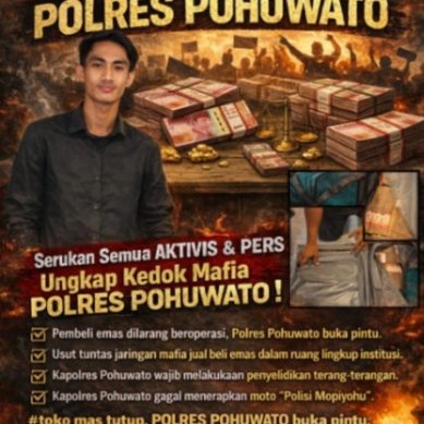 Astaga, Bocor Pembenaran masyarakat Terkait Dugaan TPPU Oknum Anggota Polres Pohuwato