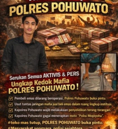 Astaga, Bocor Pembenaran masyarakat Terkait Dugaan TPPU Oknum Anggota Polres Pohuwato