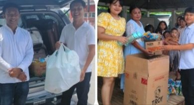 Berbagi Kasih Di Hari Paskah, Tambang Emas Pani Salurkan Bingkisan Ke Sejumlah Gereja di Pohuwato