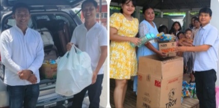 Berbagi Kasih Di Hari Paskah, Tambang Emas Pani Salurkan Bingkisan Ke Sejumlah Gereja di Pohuwato