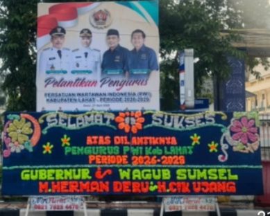 Suntikan Semangat PWI Lahat!  Herman Deru dan Cik Ujang Beri Ucapan Khusus Jelang Pelantikan