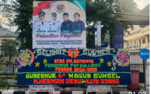 Suntikan Semangat PWI Lahat!  Herman Deru dan Cik Ujang Beri Ucapan Khusus Jelang Pelantikan