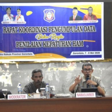 Perkuat Asta Cita, KemenHAM Sosialisasikan Penilaian Kepatuhan HAM Perdana di Gorontalo