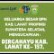 Keluarga Besar Kantor BPN Kab. Lahat Propinsi Sumatera Selatan, Kepala Kantor Abdullah Adrizal, S.T., M.M. : Mengucapkan Dirgahayu Kab. Lahat Ke- 157 Tahun 2026