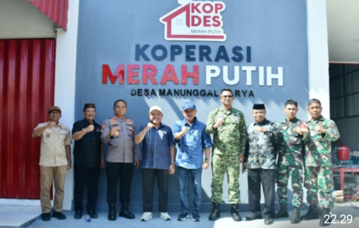 Bupati Pohuwato Ikuti Peresmian  1.061 Koperasi Merah Putih oleh Presiden Prabowo