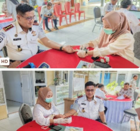 Tingkatkan Kesehatan dan Kebugaran Pegawai, Lapas Gorontalo Gelar Medical Check Up Gratis