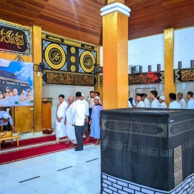 Warga Binaan Lapas Boalemo ikut Pelatihan Manasik Haji, Hadirkan Suasana Ibadah Meski di Dalam Lapas
