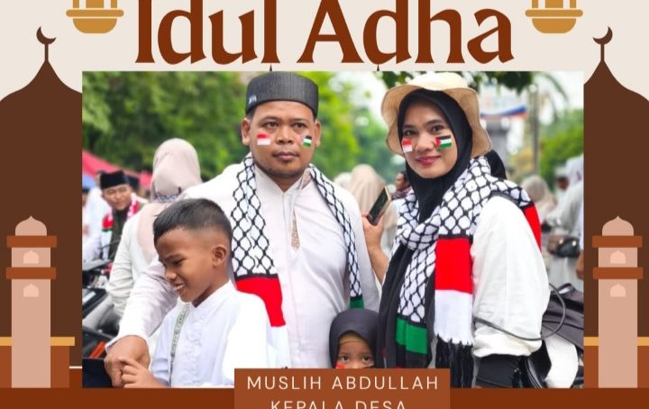Keluarga Besar Pemdes Desa Cempaka Sakti Kec. Kikim Timur Kab. Lahat , Kepala Desa Muslih Abdullah : Mengucapkan Selamat Merayakan Hari Raya Idul Adha, Minal Aidzin Walfaizin Izin Mohon Maaf Lahir & Batin.