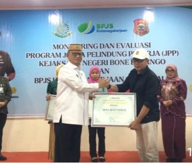 Desa Botutonuo Raih Terbaik I Program Jaksa Pelindung Pekerja di Bone Bolango, Kado Manis di Akhir Masa Jabatan Kades