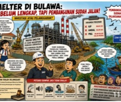Smelter di Bulawa: Investasi yang Dipertanyakan Legalitasnya