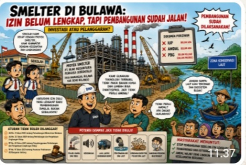 Smelter di Bulawa: Investasi yang Dipertanyakan Legalitasnya