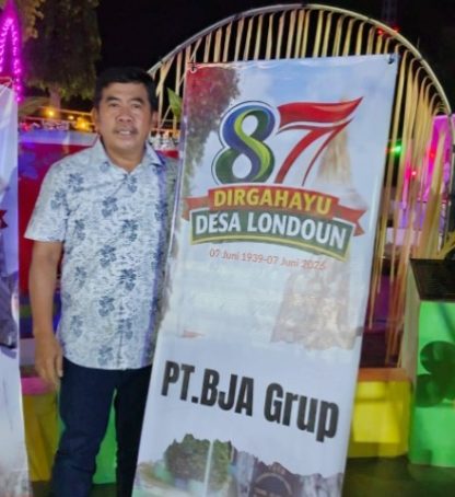 HUT Desa Londoun, BJA Group Berperan Penting