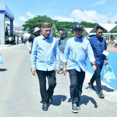 Bupati dan Wabup Pohuwato Hadiri Pembukaan PENAS Di Kabupaten Gorontalo