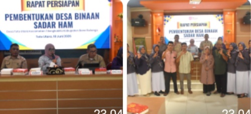 Menuju Pilot Project Nasional, Desa Toto Utara Bersiap Jadi Desa Binaan Sadar HAM 2026