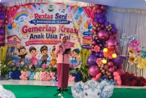 Tangis Haru dan Tawa Ceria Warnai Pelepasan TK Bhayangkari 13 Lahat