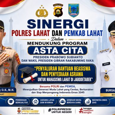 Sinergi Polres Lahat dan Pemkab Lahat, Siapkan Program Beasiswa dan Asrama untuk Mahasiswa di Jabodetabek