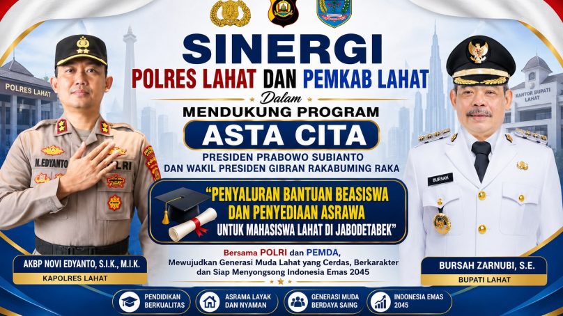 Sinergi Polres Lahat dan Pemkab Lahat, Siapkan Program Beasiswa dan Asrama untuk Mahasiswa di Jabodetabek
