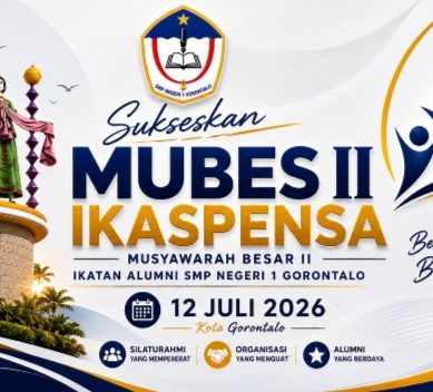 MUBES II IKASPENSA Siap Digelar, Momentum Perkuat Solidaritas Alumni SMP Negeri 1 Gorontalo