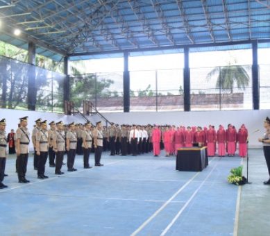 Sertijab Pejabat Utama Polda Gorontalo, Kapolda Tegaskan Komitmen Pelayanan Terbaik
