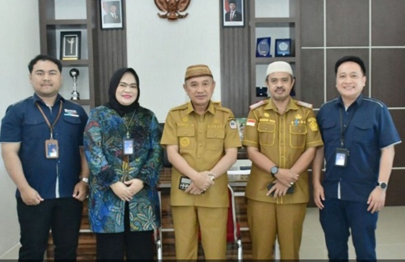 Perkuat Penjaminan Proyek, Bupati Saipul Mbuinga Bersinergi Bersama Jamkrindo