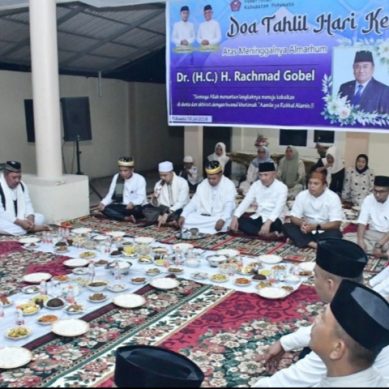 Pemkab Pohuwato Hormati Pengabdian Rachmat Gobel Lewat Doa Bersama
