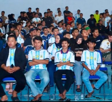 Polda Gorontalo Sukses Ciptakan Momen Kebersamaan, Nobar Final Piala Dunia 2026 Dipadati Ratusan Warga