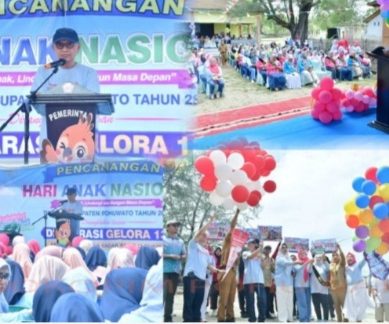 Bupati Pohuwato Canangkan Hari Anak Nasional 2026 dan HUT ke-81 RI
