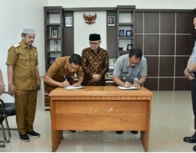 Bupati Saksikan Penandatanganan PKS Perlindungan Kekayaan Intelektual di Pohuwato