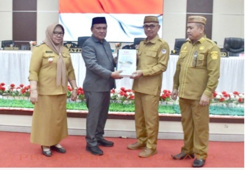 Paripurna DPRD, Dokumen KUA-PPAS APBD 2027 Pohuwato Resmi Diserahkan