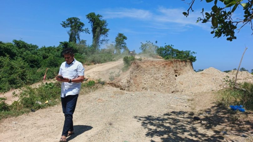 Jadikan  Lokasi PET,I, Jalan Usaha Tani Desa Botubilotahu, Di duga di Jual Warga Desa Sipatana