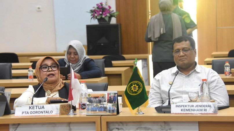 Terima Audiensi Irjen KemenHAM RI, Ketua PTA Gorontalo Beberkan 650 Perkara Perkawinan Anak di Gorontalo Setiap Tahun