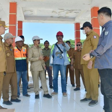 Gubernur dan Bupati Pantau Progres Pembangunan Kantor Bupati Pohuwato