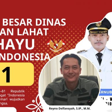 Keluarga Besar Dinas Perhubungan Kab. Lahat Propinsi Sumatera Selatan, Plt Kepala Dinas Reyno Delfansyah, S.IP., M.M. : Mengucapkan Dirgahayu Republik Indonesia Ke-81 Tahun 2026