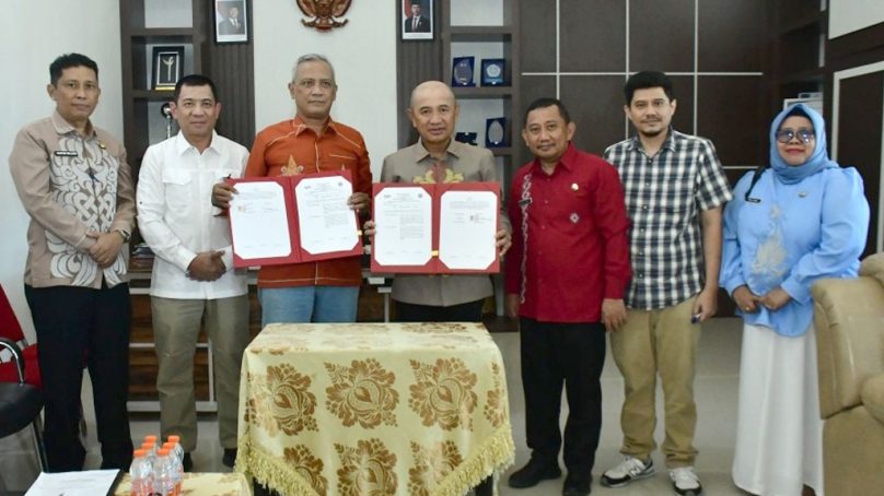 Pemkab Pohuwato dan PT Salisty Jaya Mandiri Teken Kesepakatan Normalisasi Dua Sungai